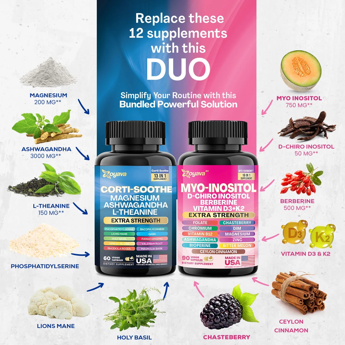 KRATOS® Cortisol-Soother & Hormone-Balancer Bundle