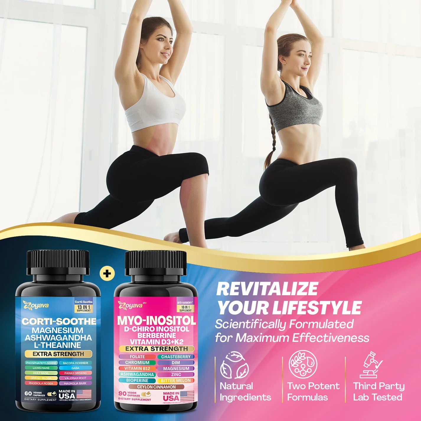 KRATOS® Cortisol-Soother & Hormone-Balancer Bundle