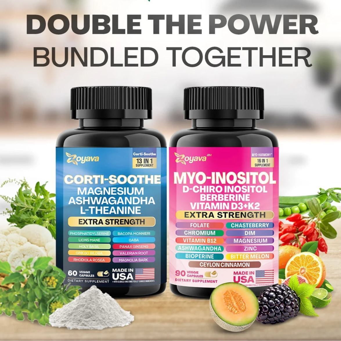 KRATOS® Cortisol-Soother & Hormone-Balancer Bundle